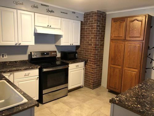 Interior, Kitchen, Stone Walls