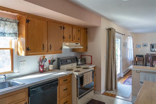 Interior, Kitchen, Washer, Wood Texture Flooring