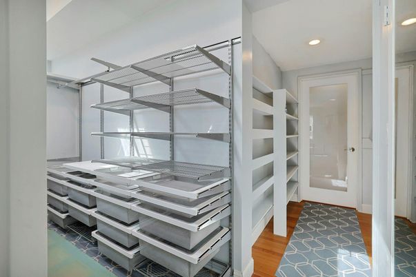 Interior, Recessed Lighting, Walk-in Closets, Wood Texture Flooring