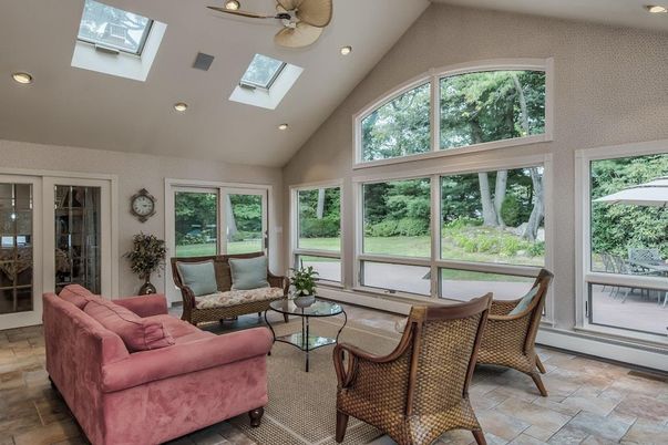 Interior, Living room, Recessed Lighting, Sun Room