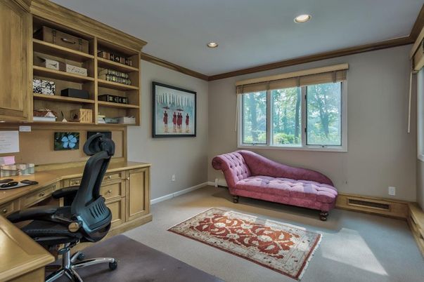 Home Office, Interior, Recessed Lighting