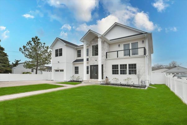 Attached, Backyard, Exterior, Facade, Farmhouse