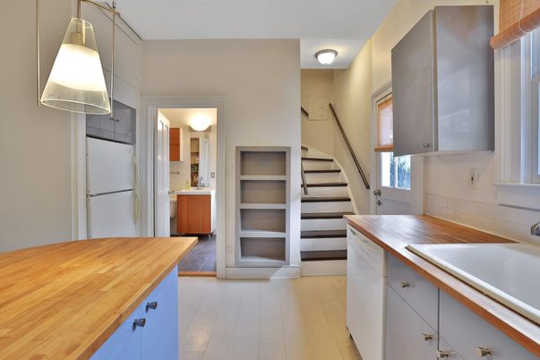 Interior, Kitchen, Wood Texture Flooring