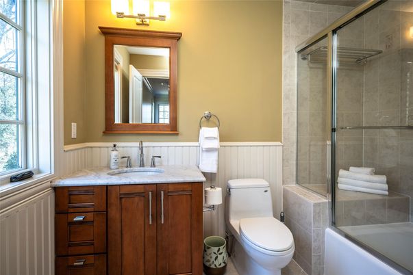 Bathroom, Glass Shower, Interior