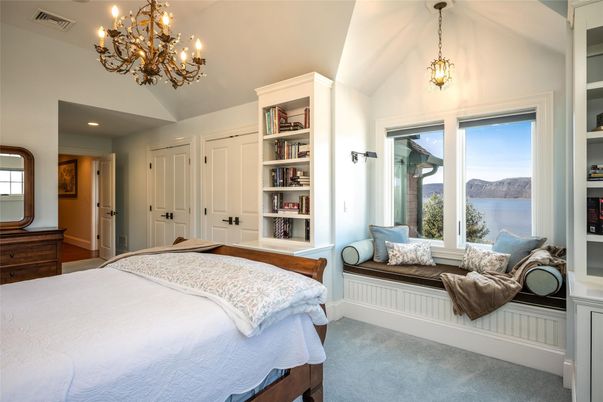 Bedroom, Chandelier, Interior, Recessed Lighting