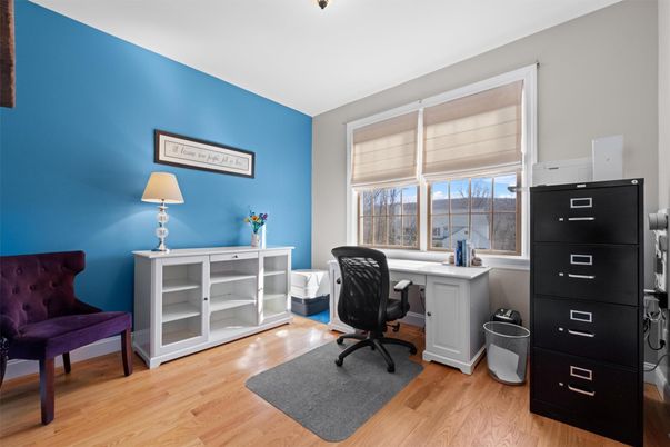 Home Office, Interior, Wood Texture Flooring