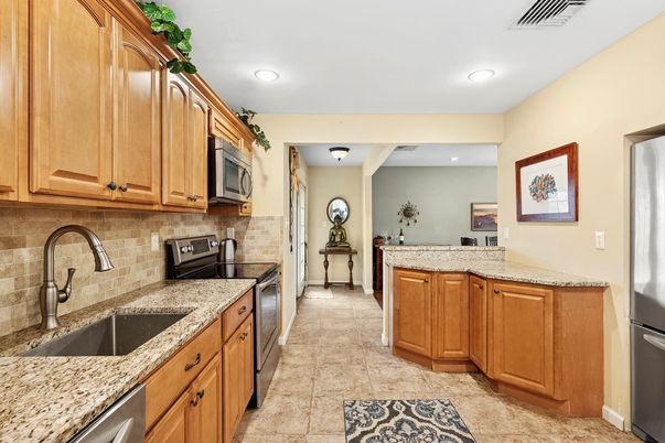 Interior, Kitchen, Recessed Lighting, Stainless Steel Appliances