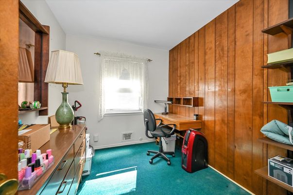 Home Office, Interior, Wooden Walls
