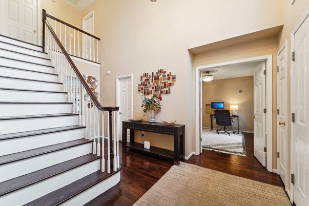 Home Office, Interior, Wood Texture Flooring
