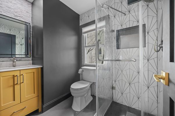 Bathroom, Glass Shower, Interior