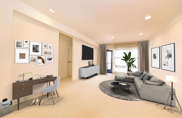Home Office, Interior, Living room, Recessed Lighting