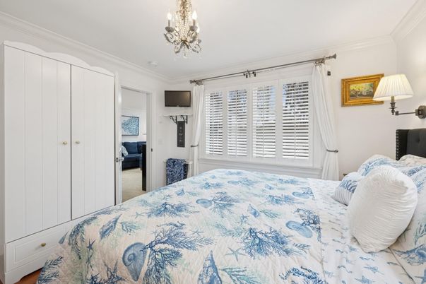 Bedroom, Chandelier, Interior