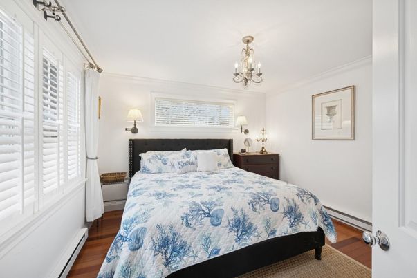 Bedroom, Chandelier, Interior, Wood Texture Flooring