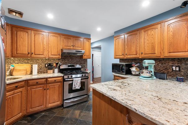 Interior, Kitchen, Recessed Lighting, Stainless Steel Appliances