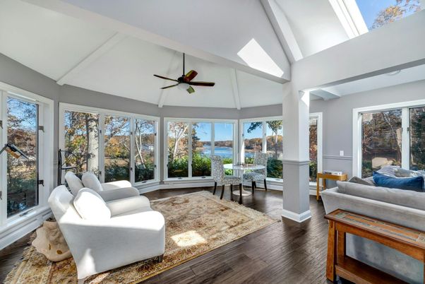 Interior, Living room, Sun Room, Wood Texture Flooring