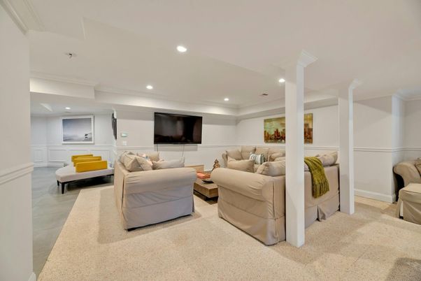 Interior, Living room, Recessed Lighting