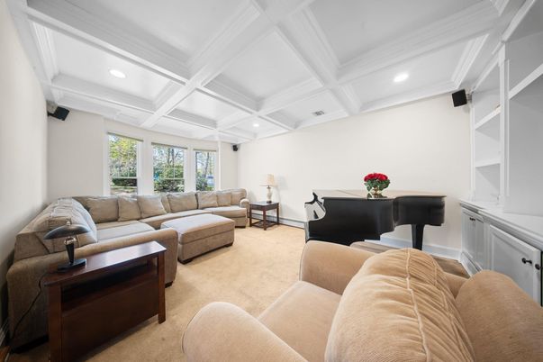 Interior, Living room, Recessed Lighting