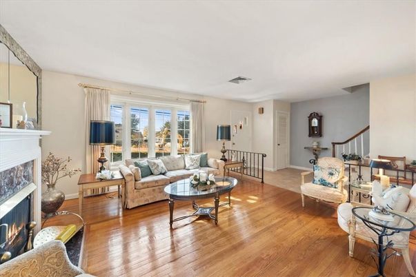 Fireplace, Interior, Living room, Wood Texture Flooring