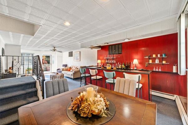 Dining room, Interior, Living room, Recessed Lighting
