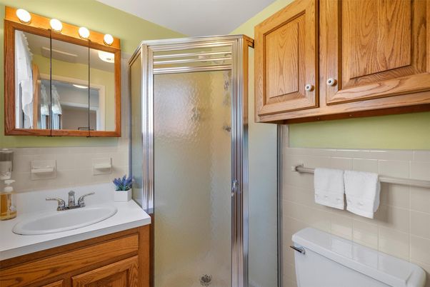 Bathroom, Glass Shower, Interior