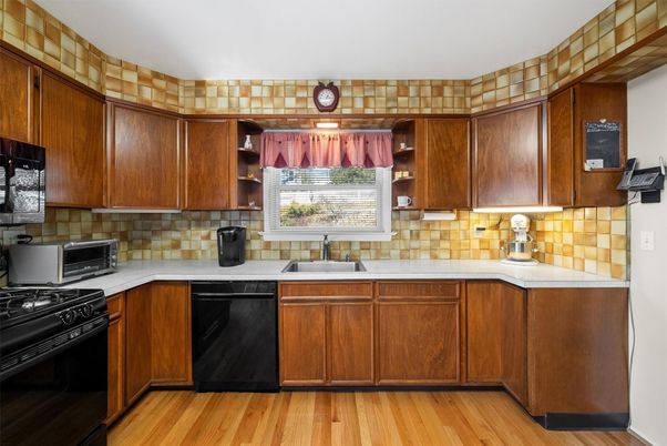 Interior, Kitchen, Wood Texture Flooring