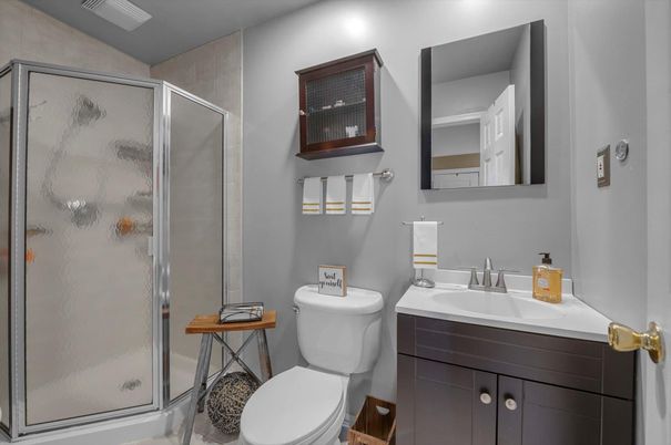 Bathroom, Glass Shower, Interior