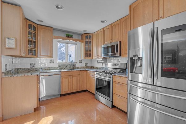 Interior, Kitchen, Recessed Lighting, Stainless Steel Appliances