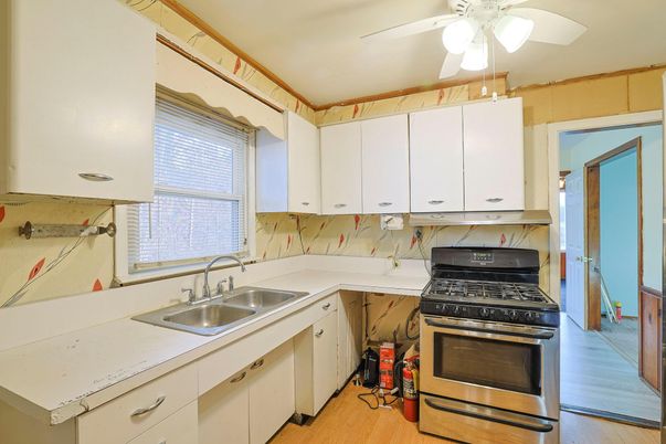 Interior, Kitchen, Wood Texture Flooring