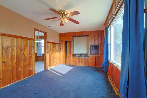 Empty room, Interior, Wooden Walls