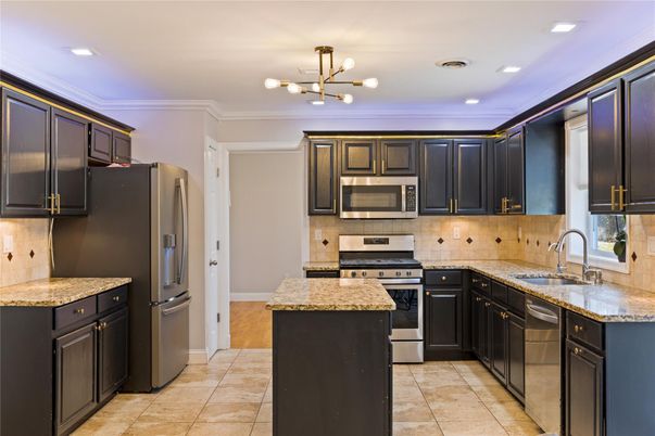 Interior, Kitchen, Recessed Lighting, Stainless Steel Appliances