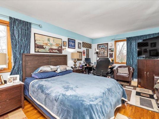 Bedroom, Interior, Wood Texture Flooring
