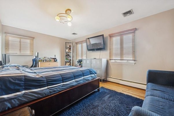 Bedroom, Interior, Wood Texture Flooring