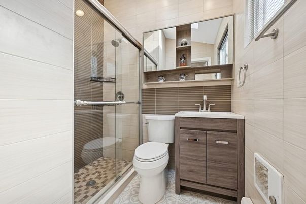Bathroom, Glass Shower, Interior