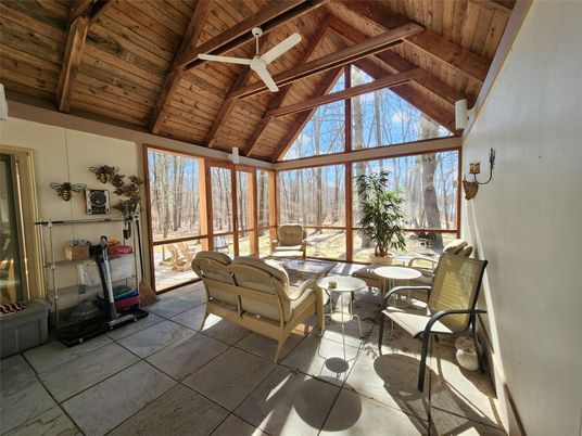 Interior, Sun Room, Wooden Beams, Wooden Ceilings
