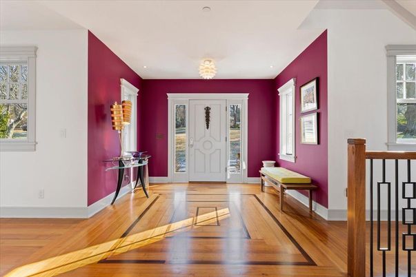 Chandelier, Interior, Recessed Lighting, Wood Texture Flooring