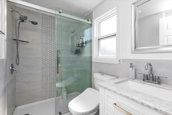 Bathroom, Glass Shower, Interior
