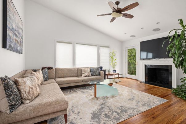 Fireplace, Interior, Living room, Wood Texture Flooring