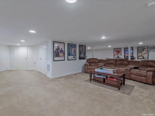 Interior, Living room, Recessed Lighting