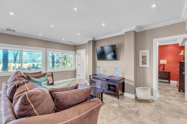 Interior, Living room, Recessed Lighting