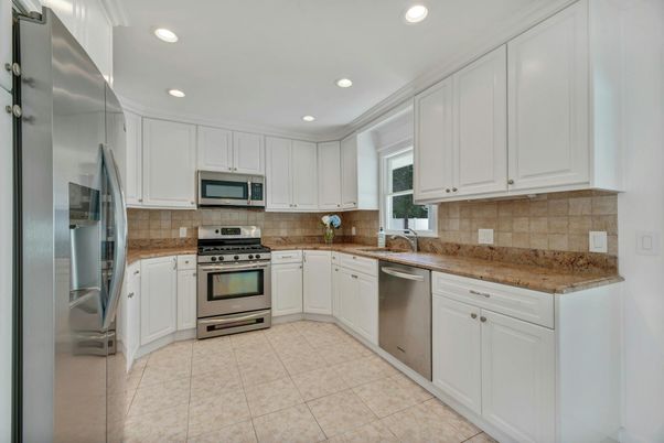 Interior, Kitchen, Recessed Lighting, Stainless Steel Appliances
