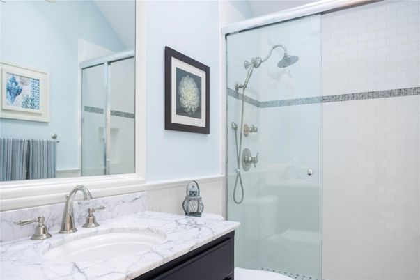 Bathroom, Glass Shower, Interior