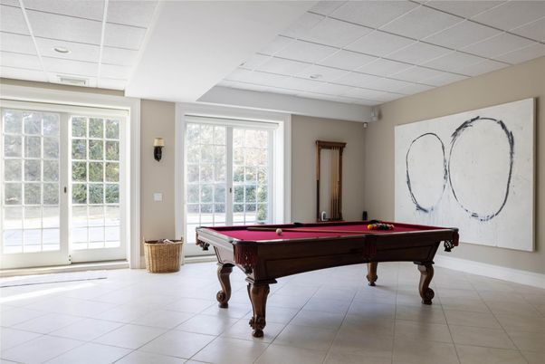 Billiard Table, Game Room, Interior