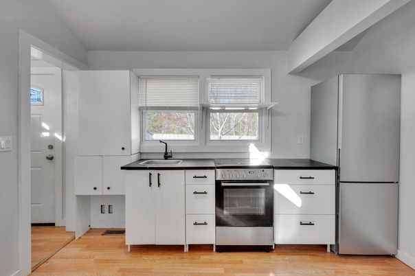 Interior, Kitchen, Wood Texture Flooring
