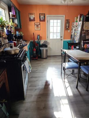 Dining room, Interior, Wood Texture Flooring