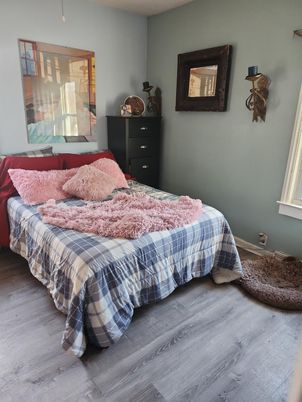Bedroom, Interior, Wood Texture Flooring