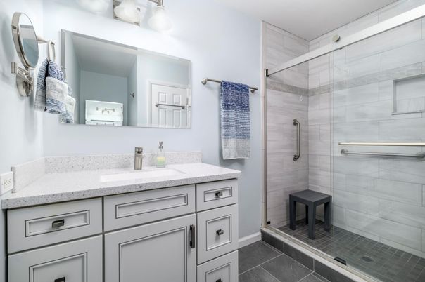 Bathroom, Glass Shower, Interior