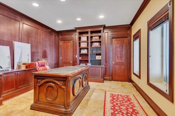 Home Office, Interior, Recessed Lighting
