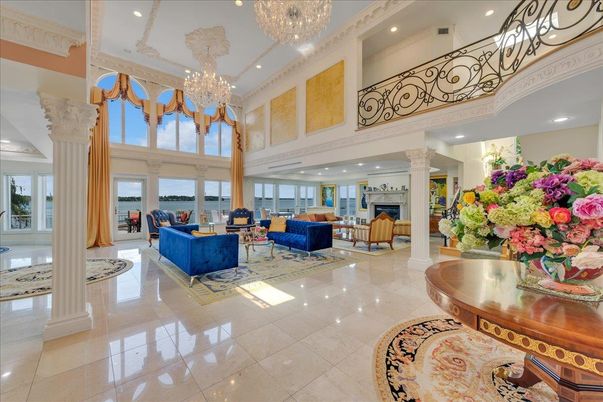 Chandelier, Interior, Living room, Recessed Lighting