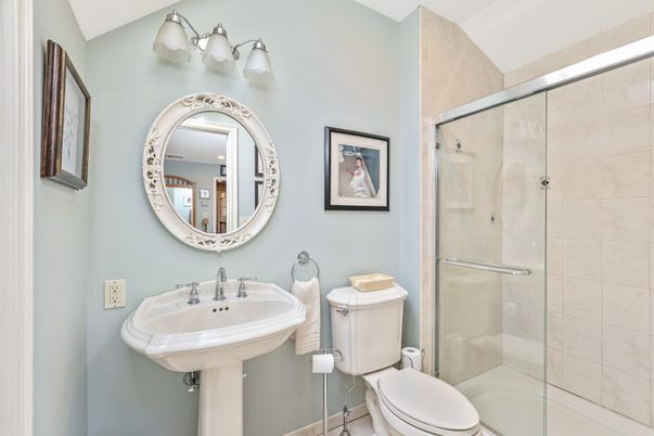 Bathroom, Glass Shower, Interior