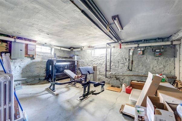 Fitness Equipment, Garage, Interior, Stone Walls